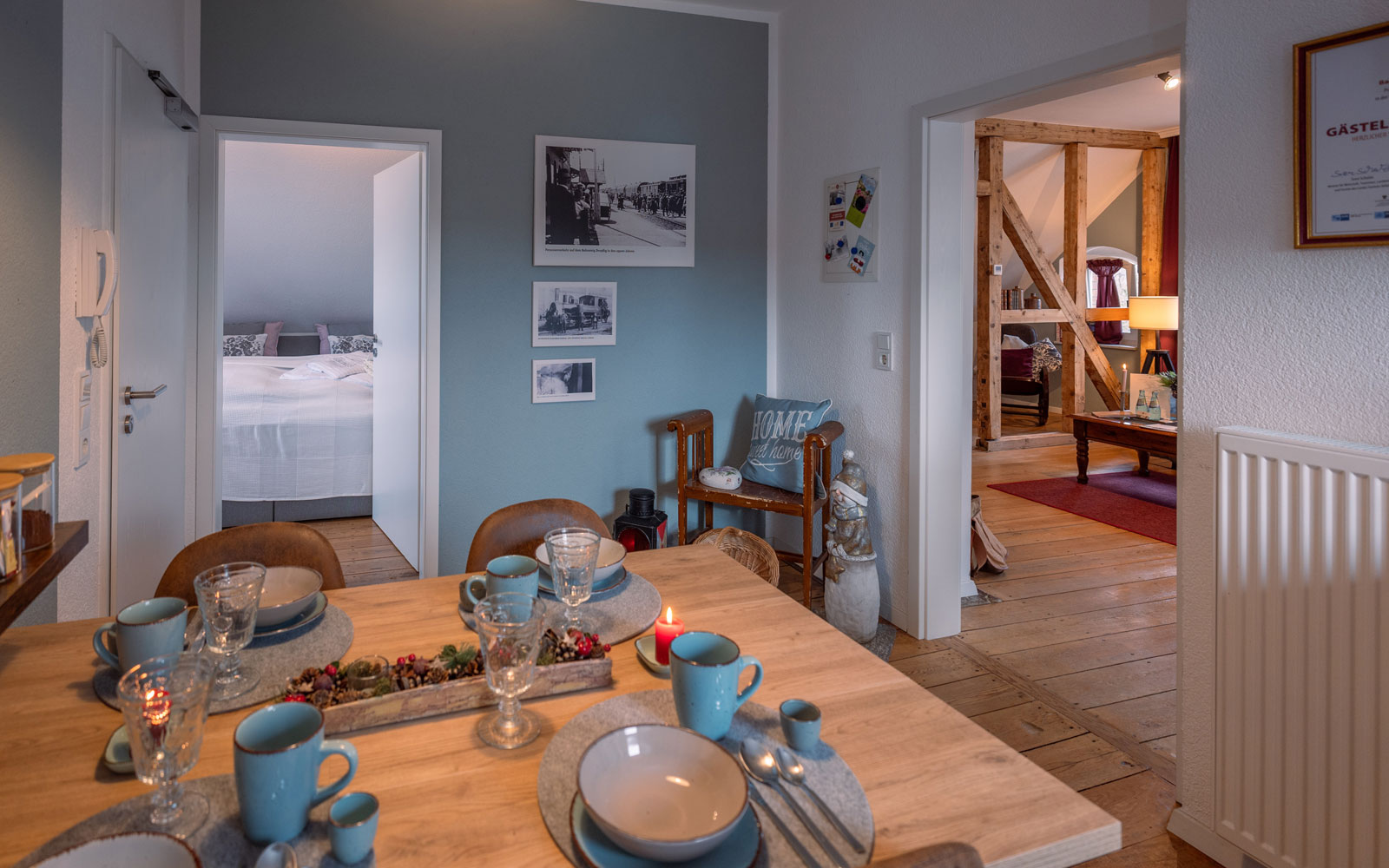 Bahnhof Droyßig - Übernachten im Denkmal- Ferienwohnungen - Saale-Unstrut