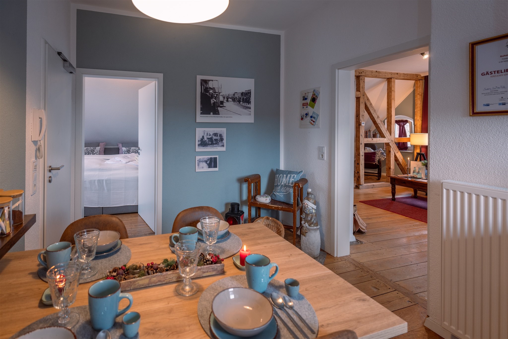 Bahnhof Droyßig - Alte Dienstwohnung im DG Küche