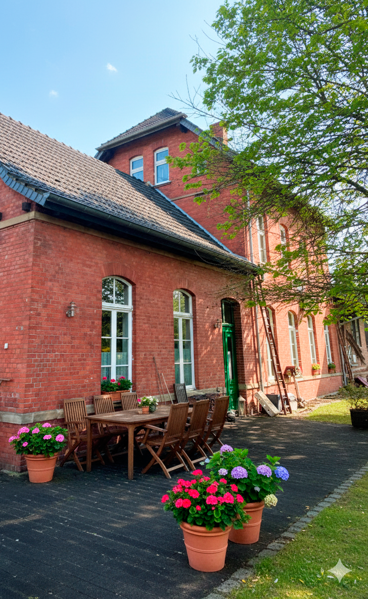 Bahnhof Droyßig - Übernachten im Denkmal